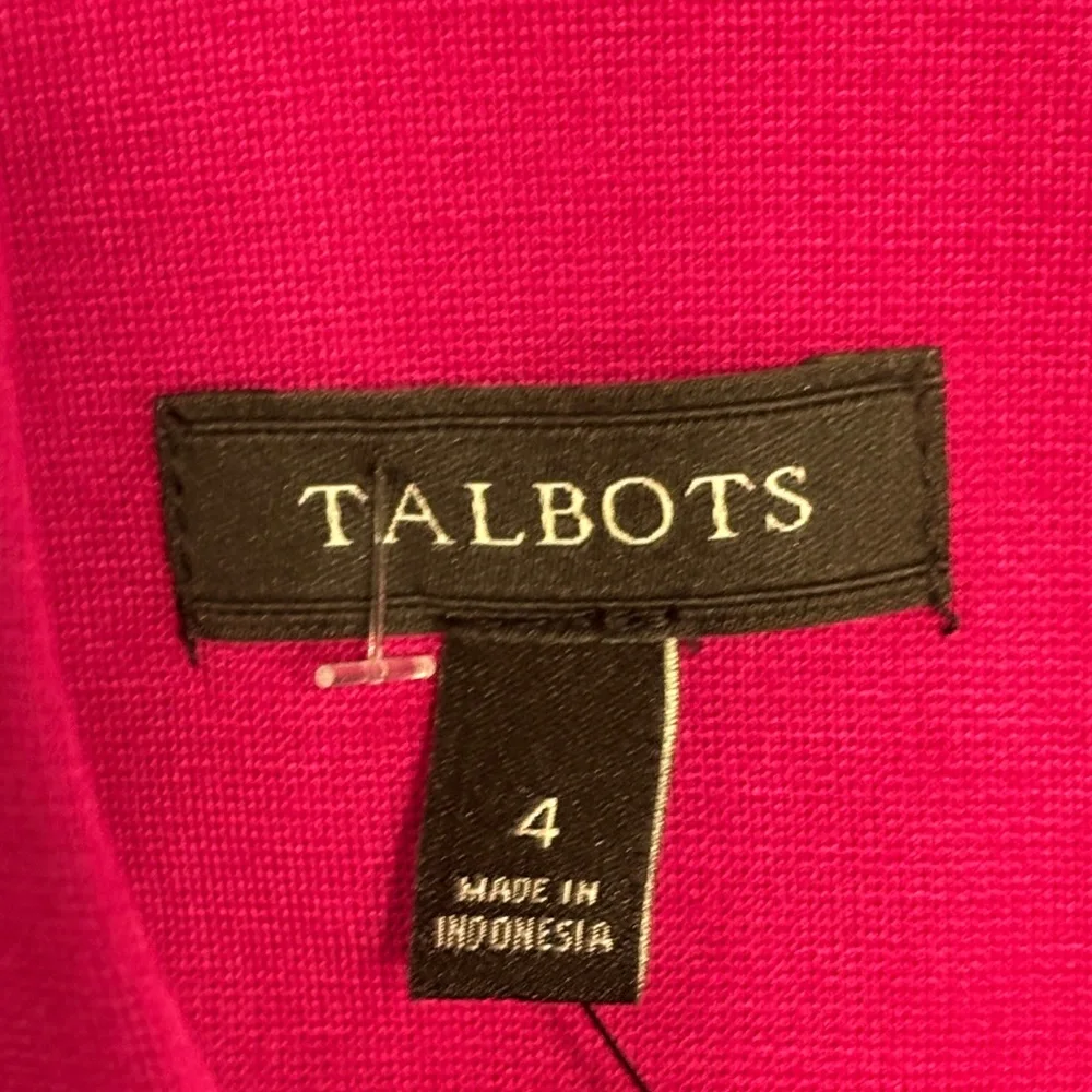 Talbots Vibrant Pink Midi Dress - Picture 8 of 9